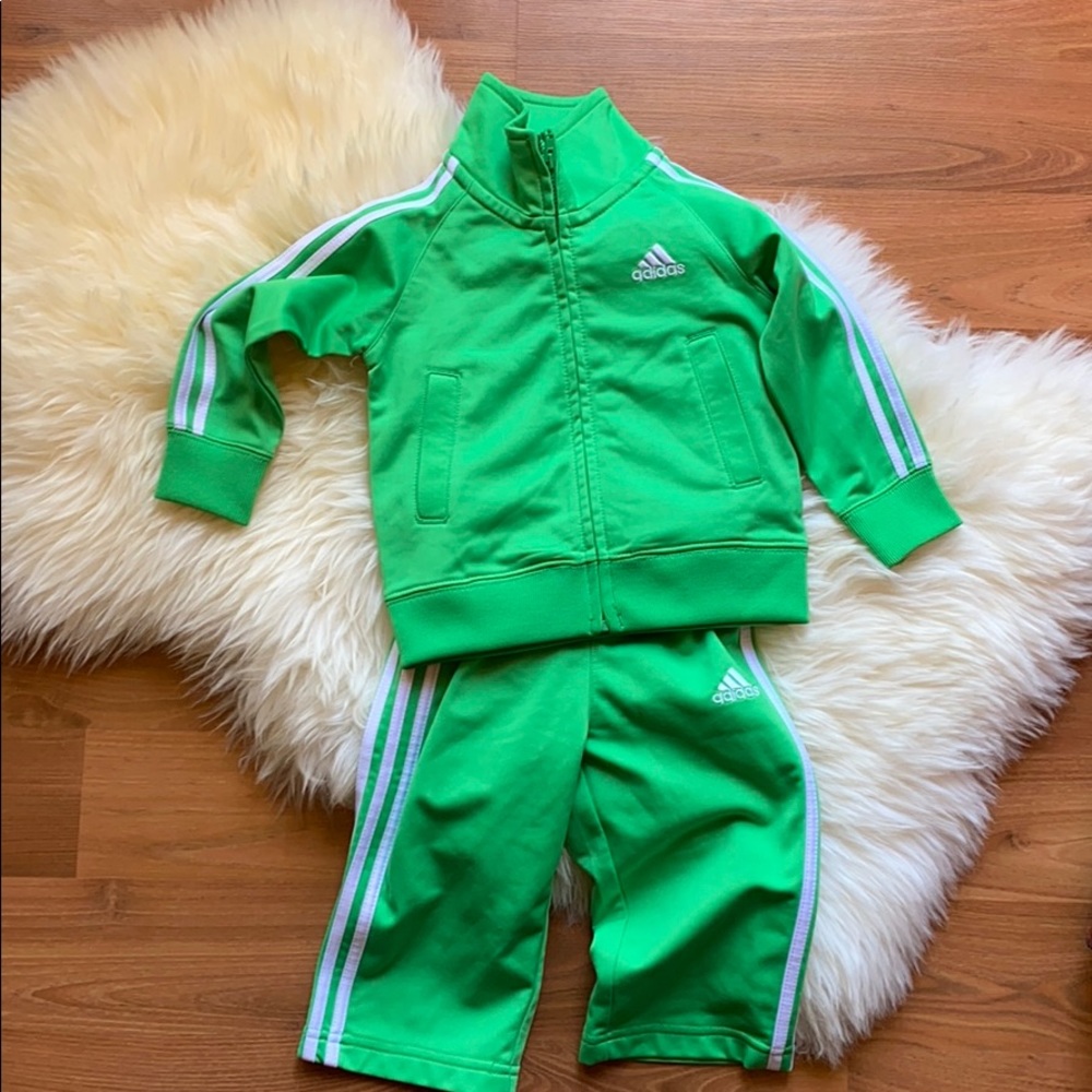 Adidas Tracksuit Green